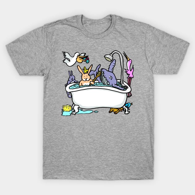 Wash Your Whale T-Shirt by Doodleslice